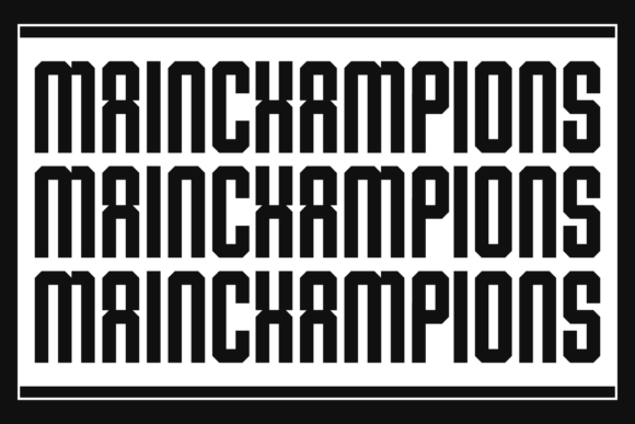 Drivixa Champions Font - Preview 3