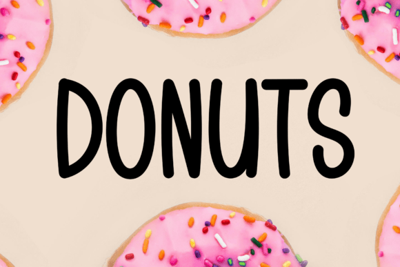 Febryary Outline Font PNG with transparent background - Preview 1