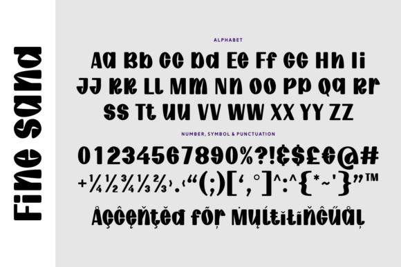 Fine Sand Font - Preview 4