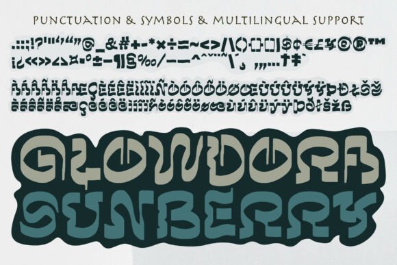 Glowdora Sunberry Font - Preview 3