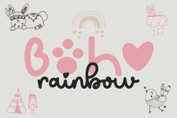 Meong Kitty Duo Font PNG with transparent background - Preview 4