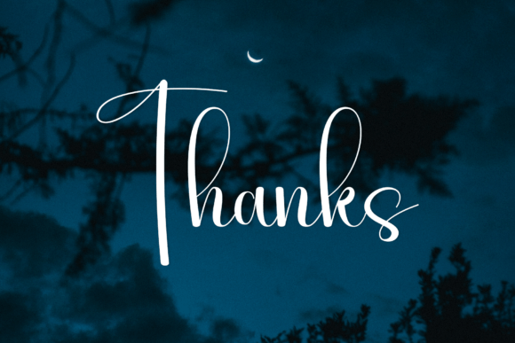 Midnighty Font PNG with transparent background - Preview 6