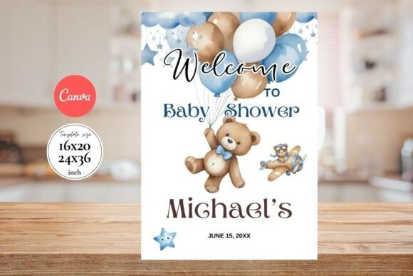 Modern Birthday Welcome Sign