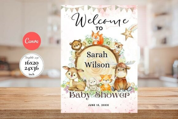 Modern Birthday Welcome Sign