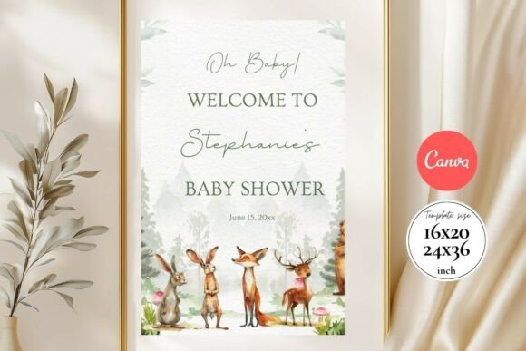 Modern Birthday Welcome Sign