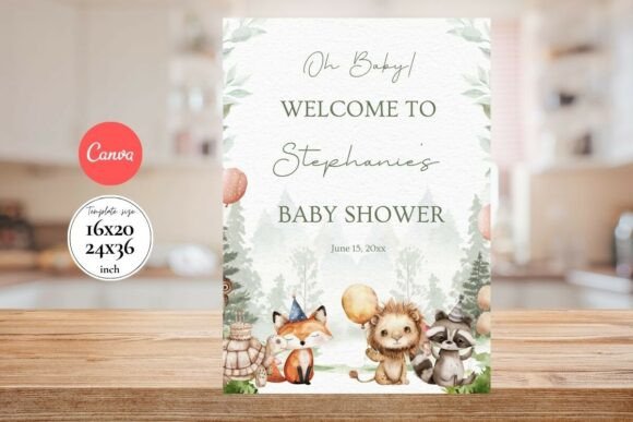 Modern Birthday Welcome Sign