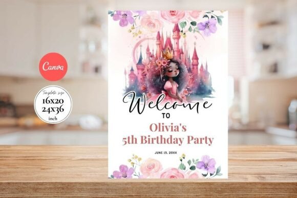 Modern Birthday Welcome Sign