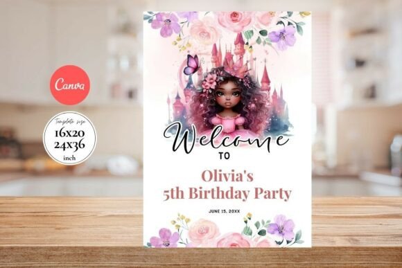 Modern Birthday Welcome Sign