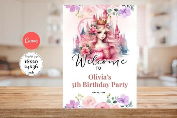 Modern Birthday Welcome Sign