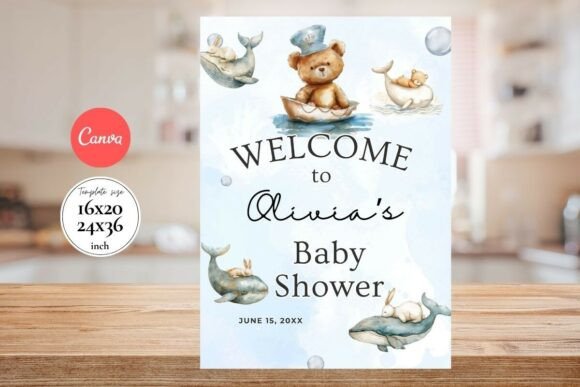 Modern Birthday Welcome Sign