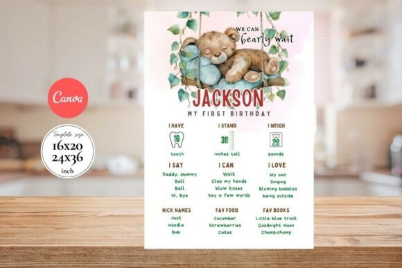 Modern Birthday Welcome Sign