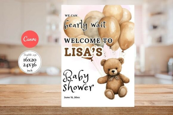 Modern Birthday Welcome Sign
