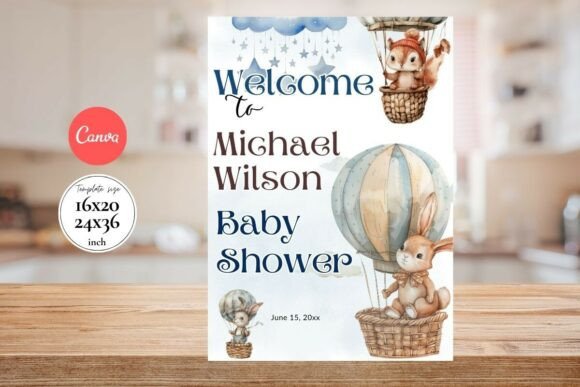 Modern Birthday Welcome Sign