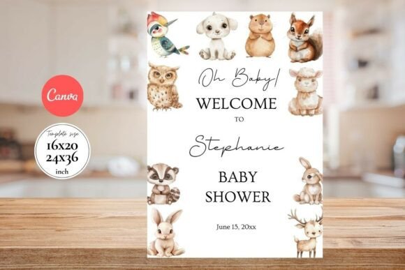 Modern Birthday Welcome Sign