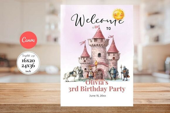 Modern Birthday Welcome Sign