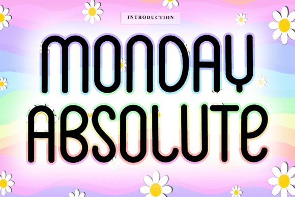 Monday Absolute Font PNG with transparent background - Preview 5