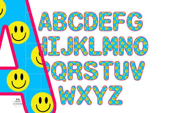 Pop Bundle Font PNG with transparent background - Preview 3