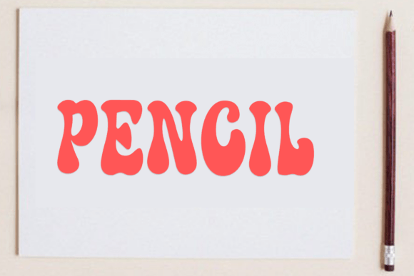 Pump Chunky Font PNG with transparent background - Preview 4