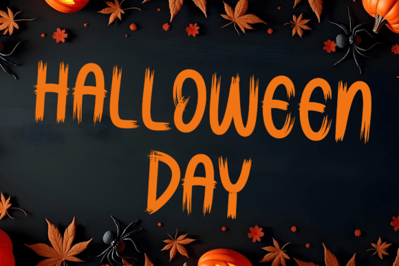 Scary Hunter Font PNG with transparent background - Preview 4