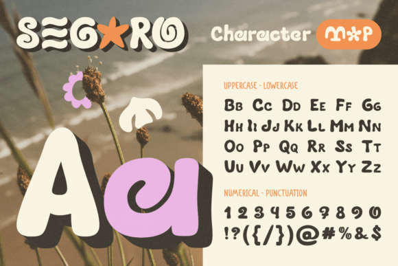 Segaro Font PNG with transparent background - Preview 1