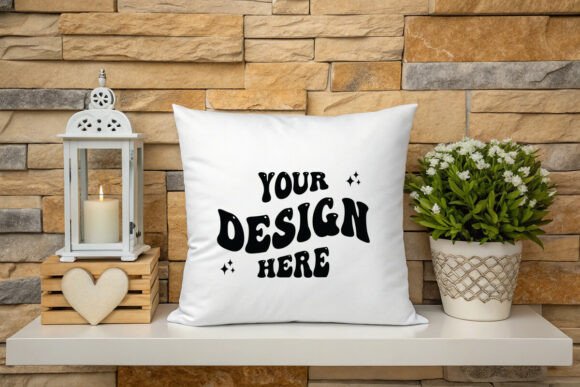 Throw Pillow Mockup