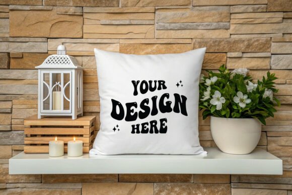 Throw Pillow Mockup
