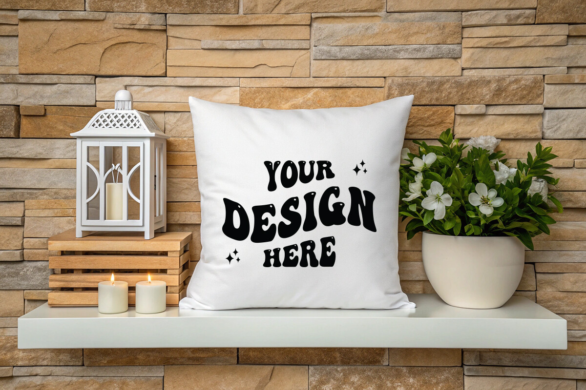Throw Pillow Mockup