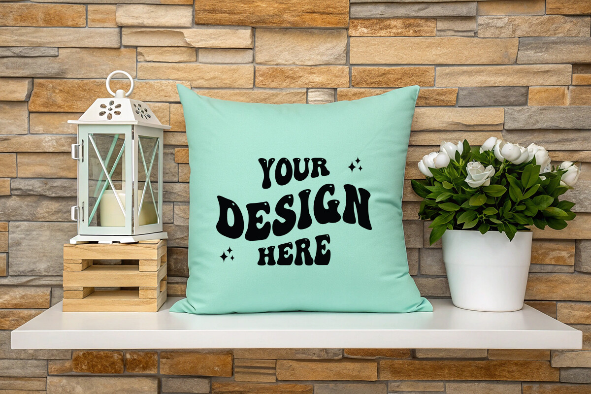 Throw Pillow Mockup