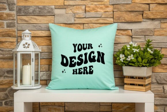 Throw Pillow Mockup
