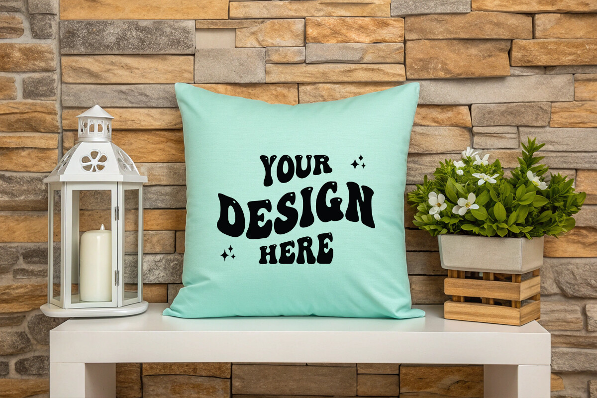 Throw Pillow Mockup
