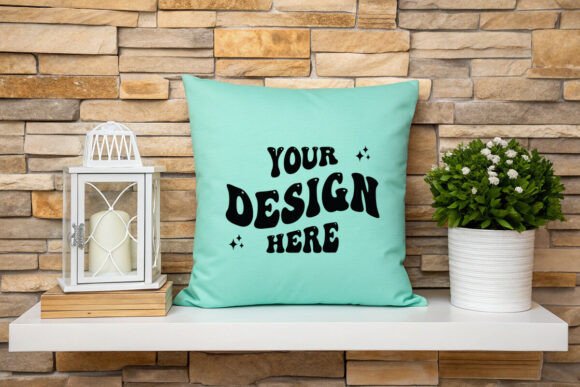 Throw Pillow Mockup