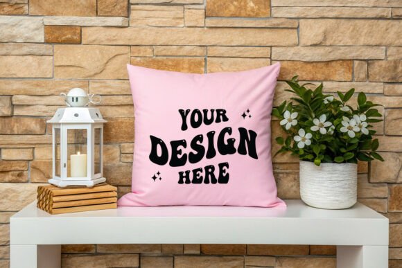 Throw Pillow Mockup