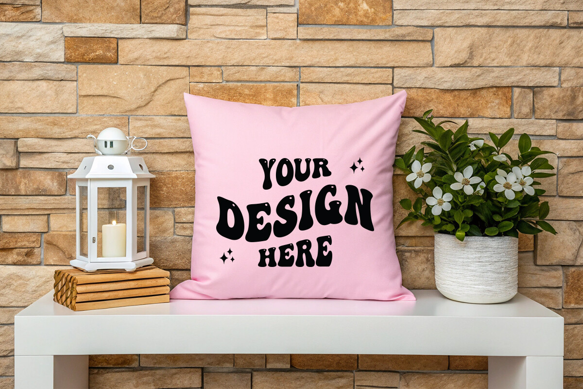 Throw Pillow Mockup