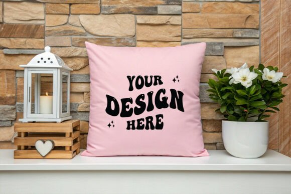 Throw Pillow Mockup