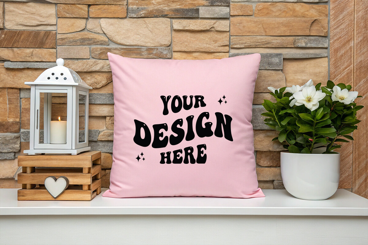 Throw Pillow Mockup