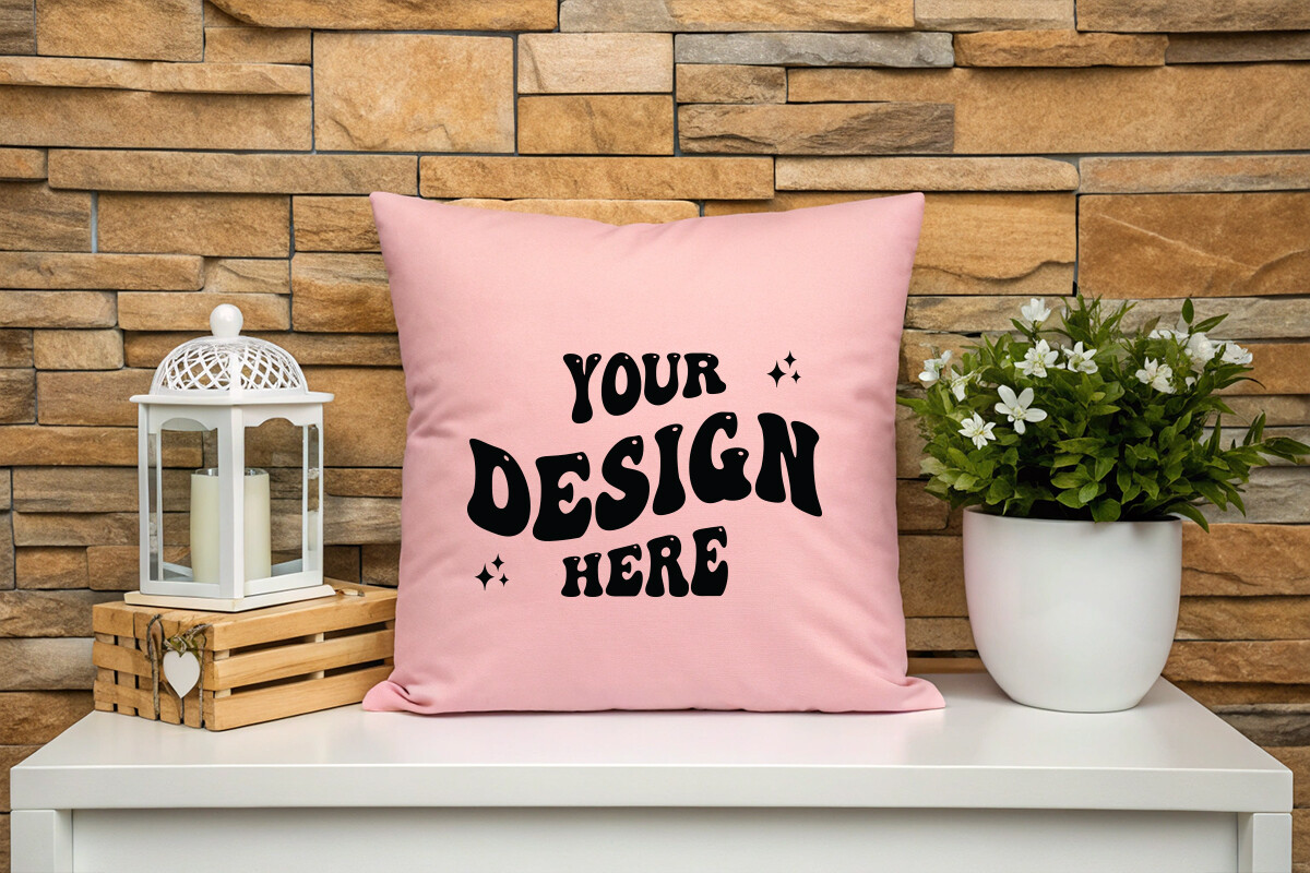 Throw Pillow Mockup