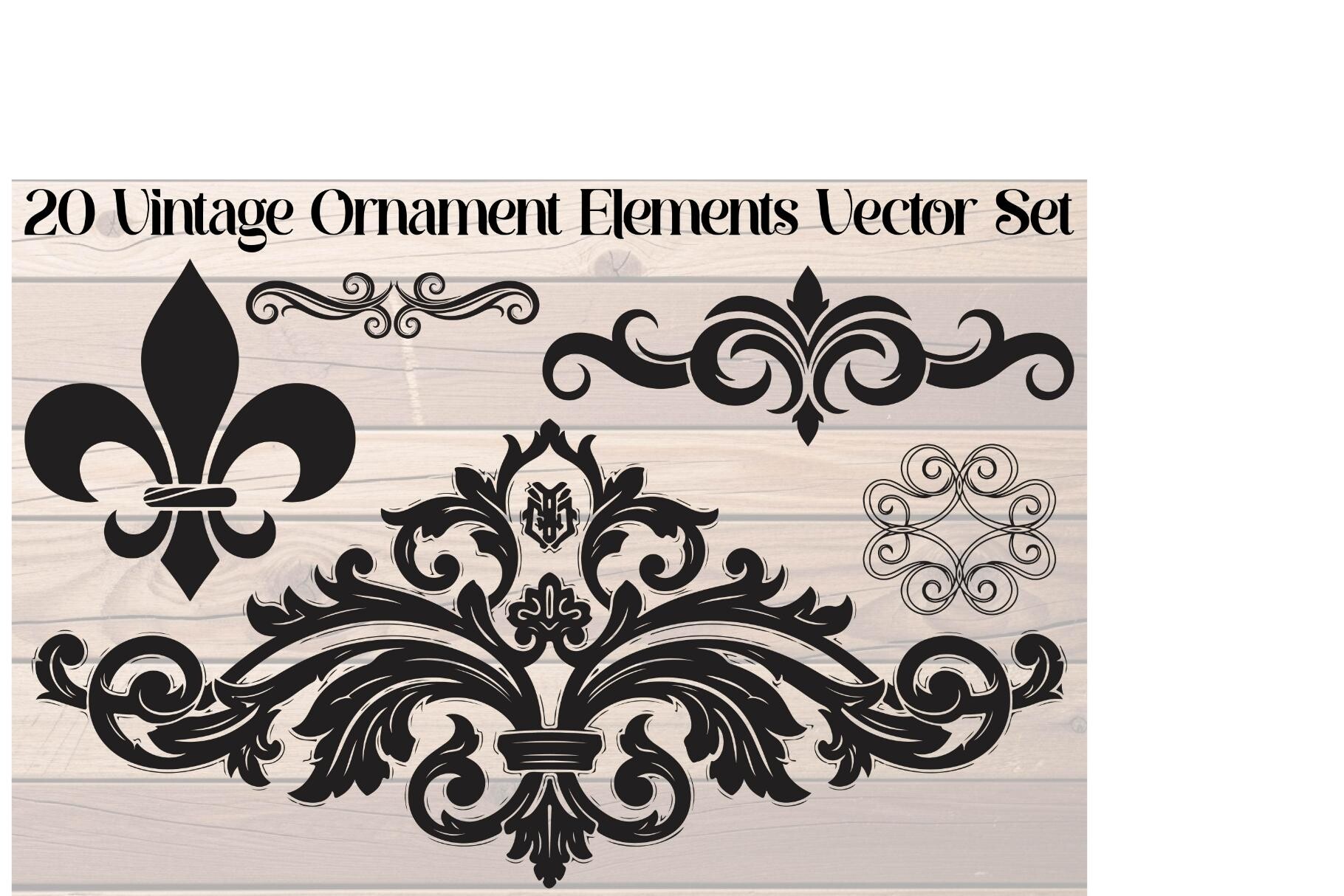 Vintage Ornament Elements