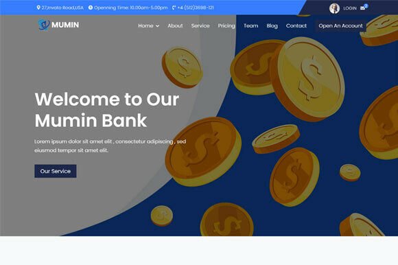 Banking & Online Money Invest Template
