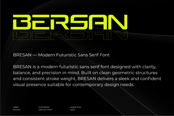 Bersan Font - Preview 2