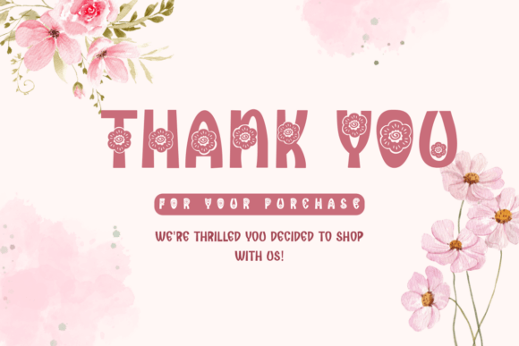 Boho Flowers Font - Preview 5