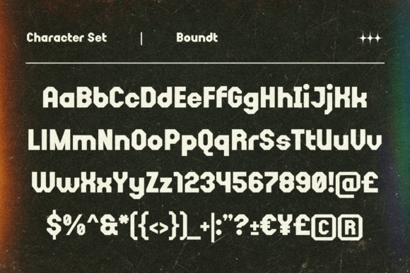 Boundt Font - Preview 2