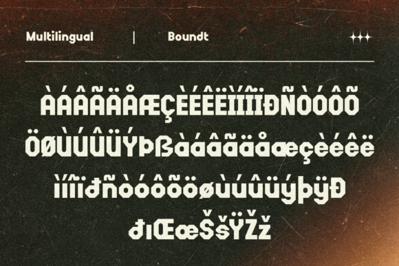 Boundt Font - Preview 3