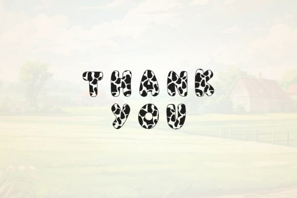 Cute Milky Font PNG with transparent background - Preview 5