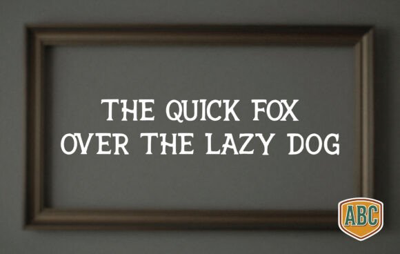 Darkgray Font - Preview 1
