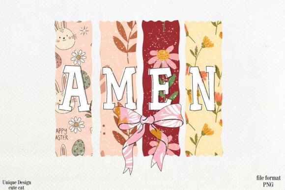 Preview of Easter Sublimation PNG Design T-shirt, sticker, and sublimation design