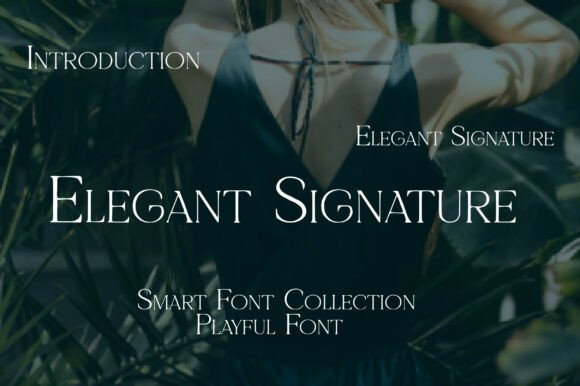 Elegant Signature Serif Font By Wow Magic