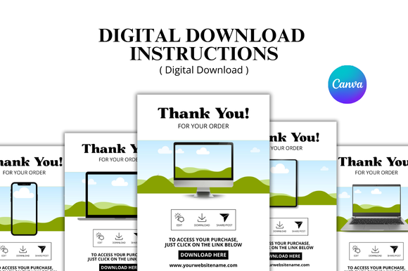 Etsy Thank You Pages Bundle
