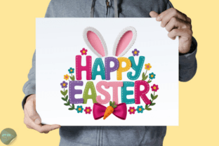 Faux Yarn Happy Easter Coquette Bow PNG Graphic by Crafts SVG ...