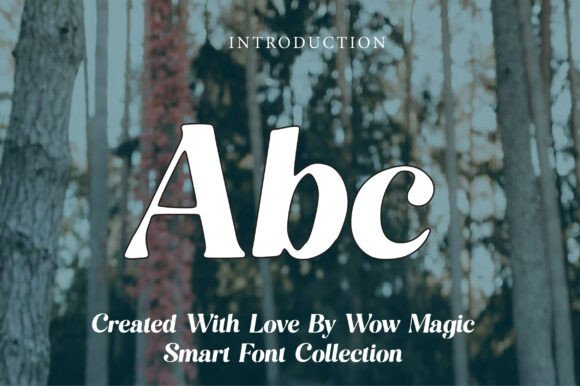 Heavy Teardrop Font PNG with transparent background - Preview 1