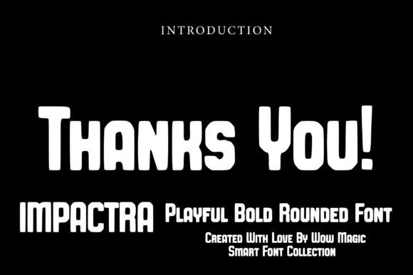 Impactra Font PNG with transparent background - Preview 2